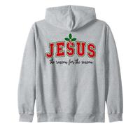 Jesus is The Reason for The Season Christmas Christian Quote Sudadera con Capucha
