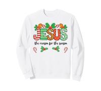 Jesus is The Reason for The Season Christmas Christian Theme Sudadera