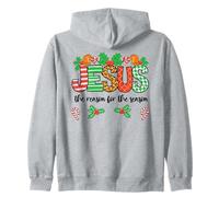 Jesus is The Reason for The Season Christmas Christian Theme Sudadera con Capucha