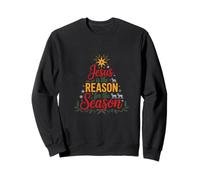 Jesus Is The Reason for The Season Christmas Faith Holiday Sudadera