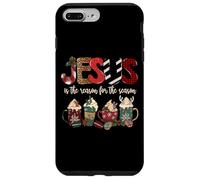 Jesus Is The Reason For The Season For Christmas Christian Carcasa para iPhone 7 Plus/8 Plus