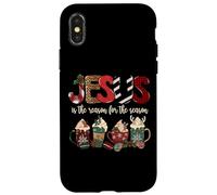Jesus Is The Reason For The Season For Christmas Christian Carcasa para iPhone X/XS