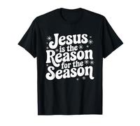 Jesus is The Reason - Regalo religioso Retro Cristiano para niña Camiseta