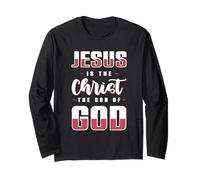 Jesus is The Son of God Bible Verse Shirt Manga Larga