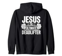 Jesus Is The Ultimate Deadlifter Sudadera con Capucha