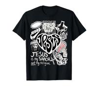 Jesus Is The Way - Versículo bíblico Cristiano Dios Fe para Mujer Camiseta