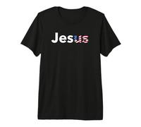 Jesús, Jesús, Bandera Estadounidense de Estados Unidos Camiseta Premium