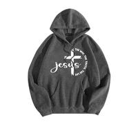 Jesus Jesus The Way The Truth and The Life Sudaderas con capucha para mujer, cómodas, informales, animé cristiano con capucha, trajes religiosos 2025, camisetas gráficas de letras de ajuste holgado