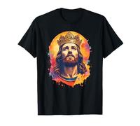 Jesus King Diseño Retro Vintage Camiseta