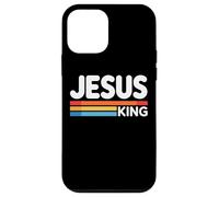 Jesus King Retro Christian Faith Bold Worship Tees and Decor Carcasa para iPhone 12 Mini