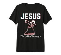 Jesús La Luz del Mundo Dios Cristiano Navidad Pascua Camiseta Premium