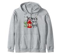 Jesús La Luz Verdadera, Versículo de la Biblia Cita Religiosa, Navidad Sudadera con Capucha