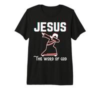 Jesús La Palabra de Dios Dab Amor Cristiano Pascua Navidad Camiseta Premium