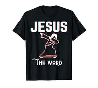 Jesús La Palabra Luv Diversión Dioses Amor Cristiano Pascua Navidad Camiseta