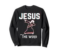Jesús La Palabra Luv Diversión Dioses Amor Cristiano Pascua Navidad Sudadera