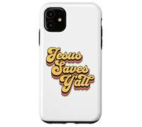 Jesús Les Salva a Todos la fe Cristiana Escritura bíblica Religiosa Carcasa para iPhone 11