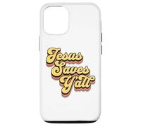 Jesús Les Salva a Todos la fe Cristiana Escritura bíblica Religiosa Carcasa para iPhone 12/12 Pro