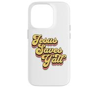 Jesús Les Salva a Todos la fe Cristiana Escritura bíblica Religiosa Carcasa para iPhone 14 Pro