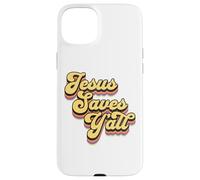 Jesús Les Salva a Todos la fe Cristiana Escritura bíblica Religiosa Carcasa para iPhone 15 Plus