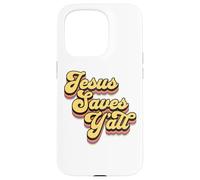 Jesús Les Salva a Todos la fe Cristiana Escritura bíblica Religiosa Carcasa para iPhone 15 Pro