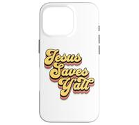 Jesús Les Salva a Todos la fe Cristiana Escritura bíblica Religiosa Carcasa para iPhone 16 Pro