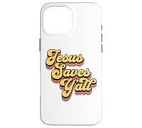 Jesús Les Salva a Todos la fe Cristiana Escritura bíblica Religiosa Carcasa para iPhone 16 Pro MAX