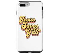 Jesús Les Salva a Todos la fe Cristiana Escritura bíblica Religiosa Carcasa para iPhone 7 Plus/8 Plus