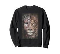 Jesus Lion of Judah Christian Religious Bible Verses Jesus Sudadera