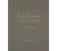 Jesus Listens Note-Taking Edition, Leathersoft, Gray, with Full Scriptures: Daily Devotional Prayers of Peace, Joy, and Hope (A 365-Day Prayer Book)