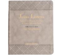 Jesus Listens Note-Taking Edition, Leathersoft, Gray, with Full Scriptures: Daily Devotional Prayers of Peace, Joy, and Hope (A 365-Day Prayer Book)