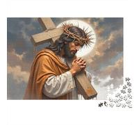 Jesús llevando la Cruz Puzzle Mil Piezas Adultos Y Ni?os Actividad Indoor Difícil Elección Amazon Mejora De La Concentración Cartón Premium 38x26cm/1000pcs