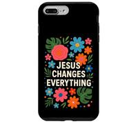 Jesús lo cambia todo Fe Bautismo cristiano y salvación Carcasa para iPhone 7 Plus/8 Plus