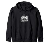 Jesús lo Cambia Todo la fe Cristiana Sudadera con Capucha