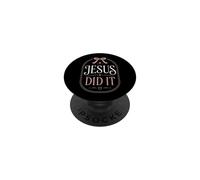 Jesús lo Hizo fe Cristiana Cita Religiosa Evangelio PopSockets PopGrip Adhesivo