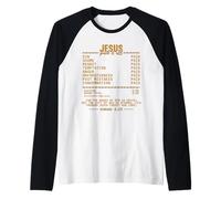 Jesús lo pagó Todo Divertido recibo Cristiano Romanos 6:23 Camiseta Manga Raglan