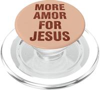 Jesús Love Faith Cita Minimal Christian PopSockets PopGrip para MagSafe