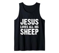 Jesus Loves All His Sheep Camiseta sin Mangas