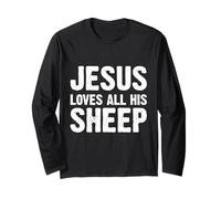 Jesus Loves All His Sheep Manga Larga