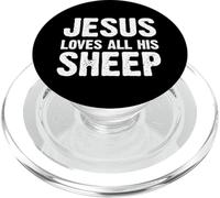 Jesus Loves All His Sheep PopSockets PopGrip para MagSafe