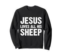 Jesus Loves All His Sheep Sudadera