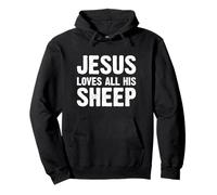Jesus Loves All His Sheep Sudadera con Capucha