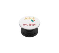 Jesus Loves Everyone You Hate PopSockets PopGrip Adhesivo