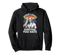 Jesus Loves Everyone You Hate Sudadera con Capucha