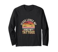 Jesus Loves Me And My Tattoos Tinta de fe positiva ---- Manga Larga