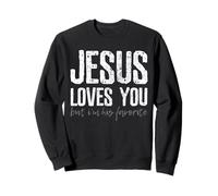 Jesus Loves Me Divertido Sudadera