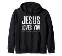 Jesus Loves Me Divertido Sudadera con Capucha