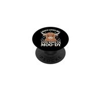 Jesus Loves Me Even When I'm Moody PopSockets PopGrip Adhesivo