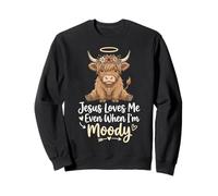 Jesus Loves Me Even When I'm Moody Sudadera