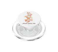 Jesus Loves You - American Sign Language Watercolor PopSockets PopGrip para MagSafe
