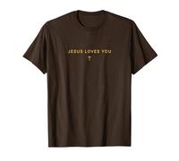 Jesus Loves You Shirt · Faith Religious Minimalist Christian Camiseta